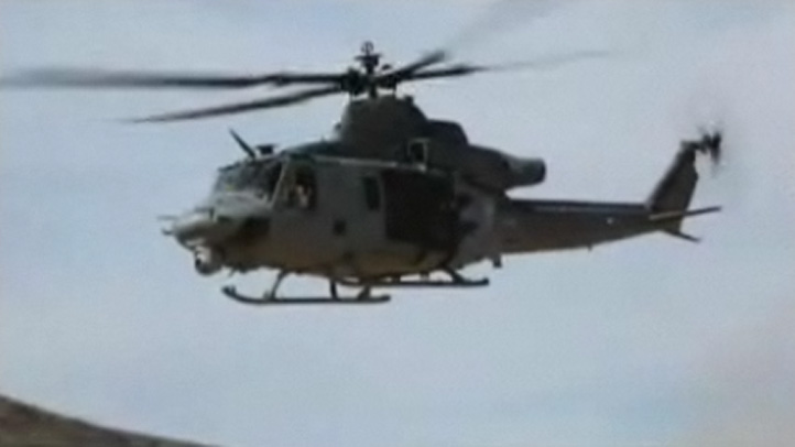 The aircraft that crashed was a UH-1Y, similar to the one shown.