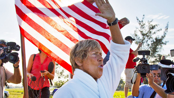 Diana Nyad before her completed swim. 