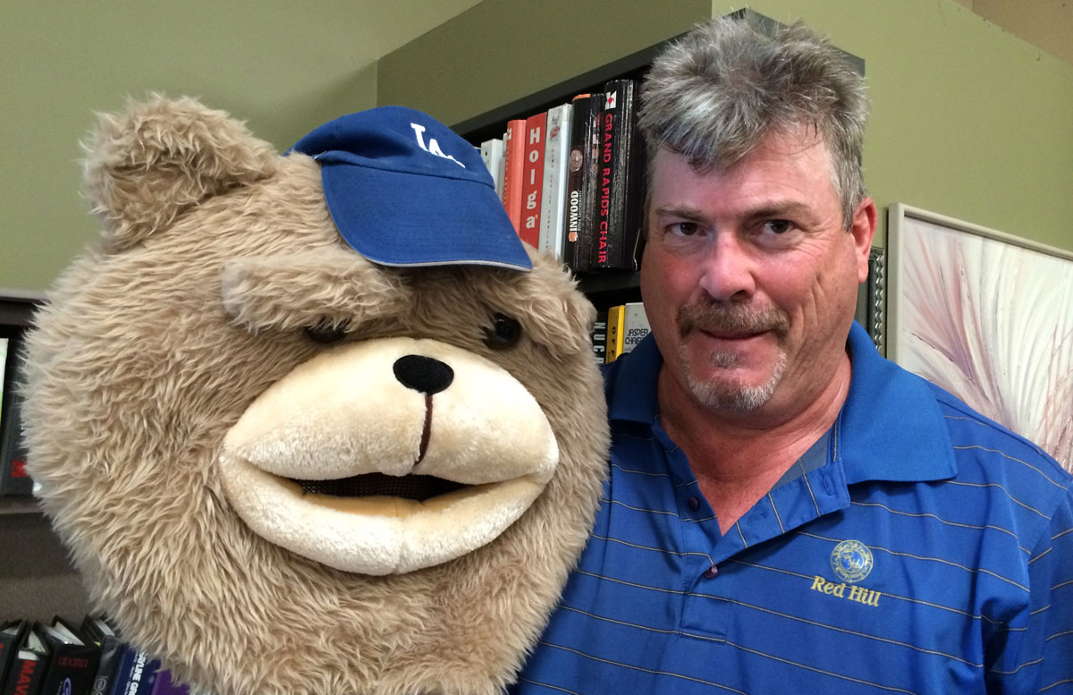 BUILD-A-BEAR MONKEY IN LOS ANGELES DODGERS UNIFORM