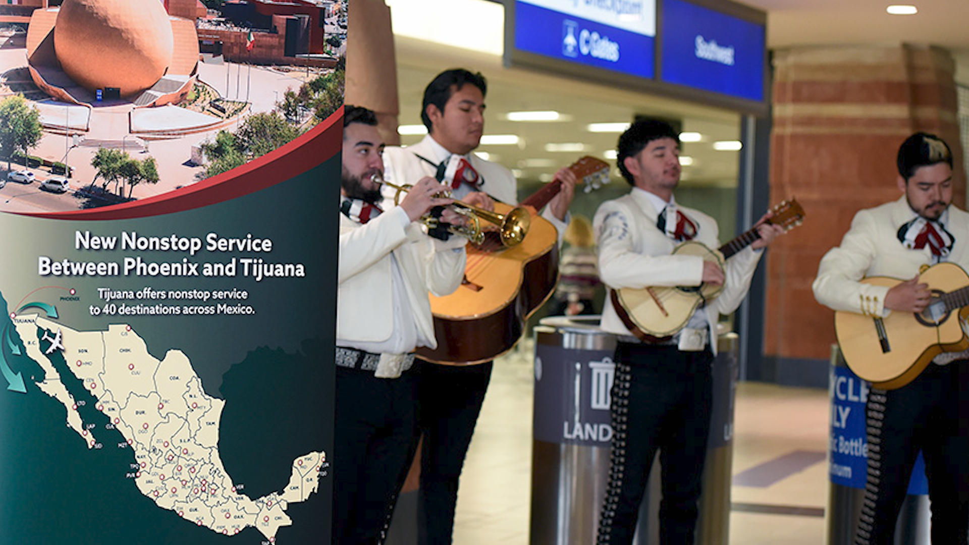 The new nonstop service between Tijuana and Phoenix launched on Feb. 15, 2024.