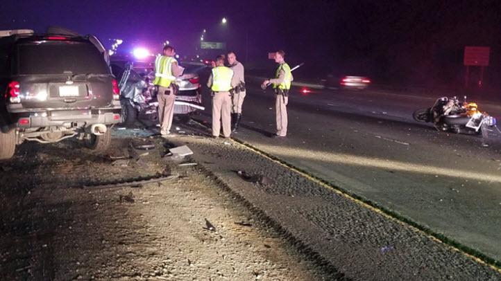 CHP Motorcycle Officer Hurt in Highway 4 Wreck, Driver Arrested on ...