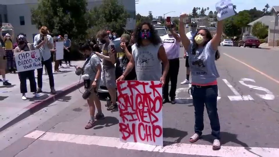 Protest Outside Oakland Hospital Demands Justice in Deadly CHP Shooting ...