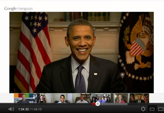 President Hangs Out