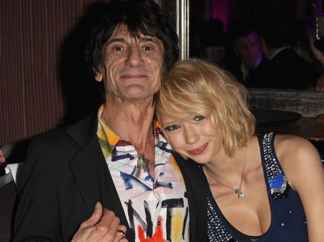 120409 ron wood girlfriend p1