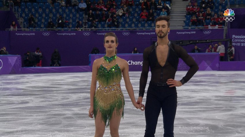 French Ice Dancers Suffer Distracting Wardrobe Malfunction Nbc