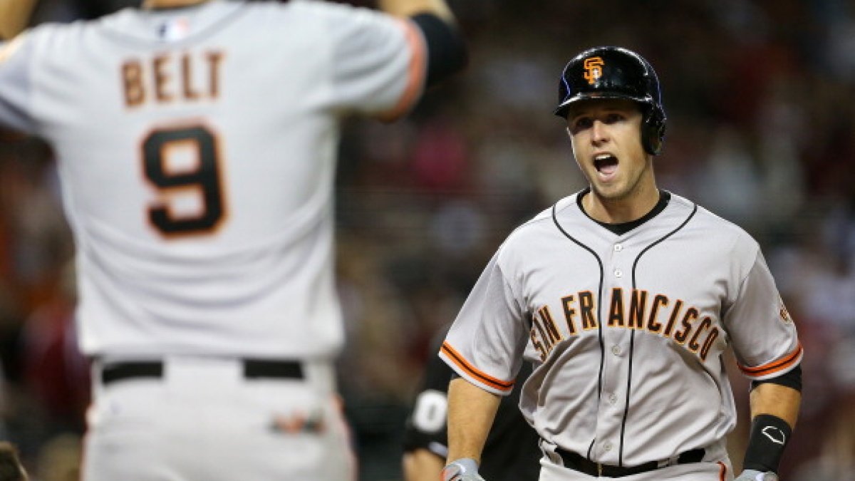 Buster Posey by Christian Petersen