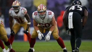 Daniel Brunskill #60 of the San Francisco 49ers