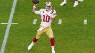 San Francisco 49ers quarterback Jimmy Garoppolo