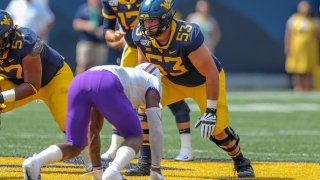 West Virginia Mountaineers offensive lineman Colton McKivitz