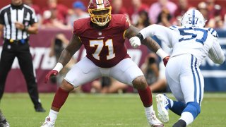 Trent Williams #71 of the Washington Redskins