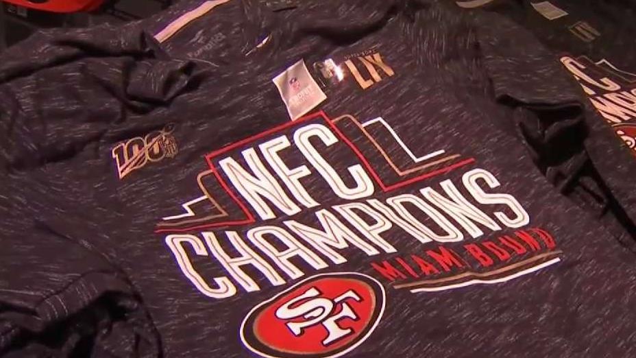 49ers Fans Flock to Team Store for NFC 