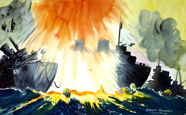 Art From War Paintings Of Navy Nuclear Bomb Tests At Bikini Atoll
