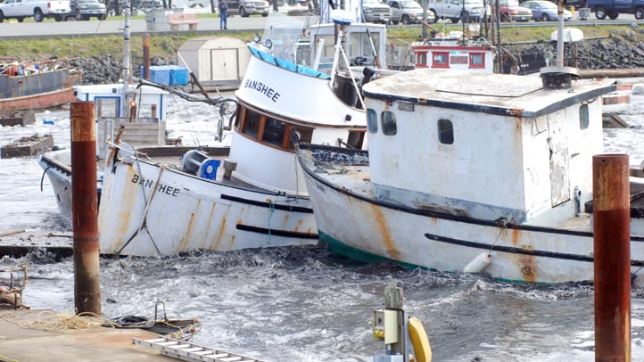 Tsunami Causes Heavy Damage To Crescent City Harbor Nbc