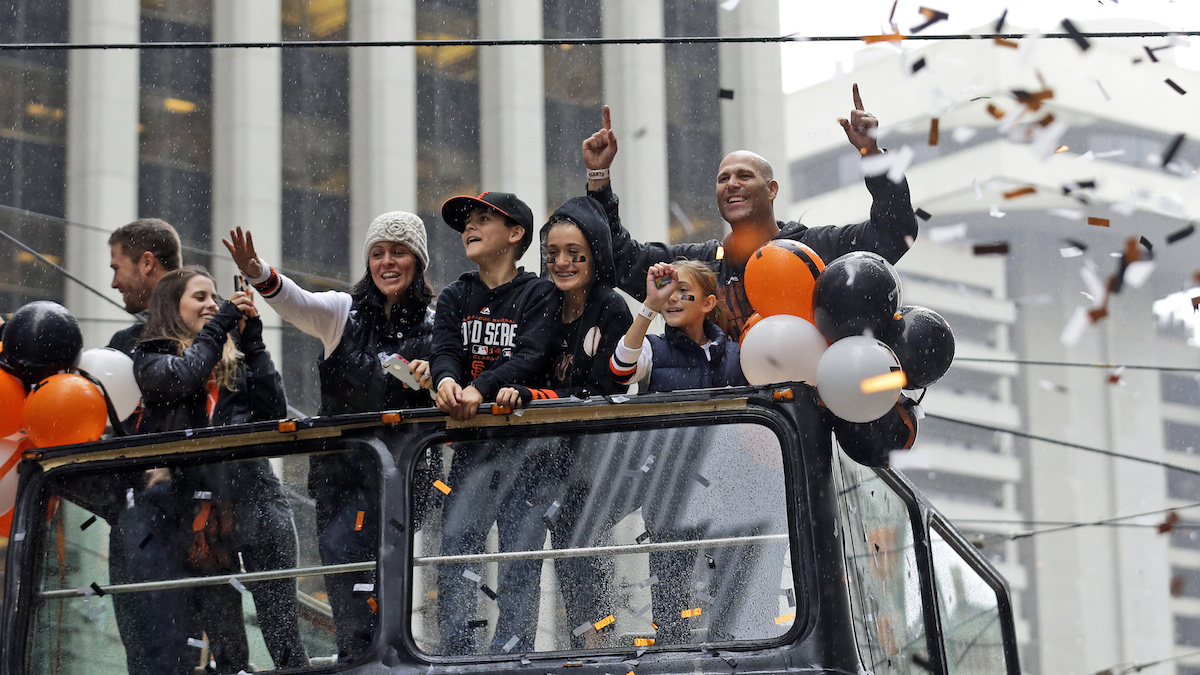 Fans turn out to see San Francisco Giants' World Series trophies at  Hutchins Street Square, News