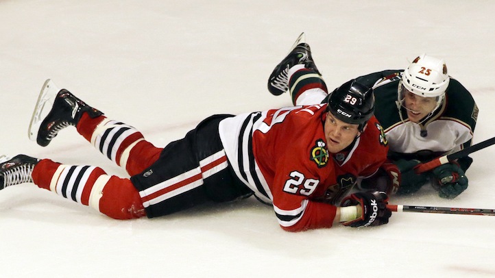 Wild Blackhawks Hockey
