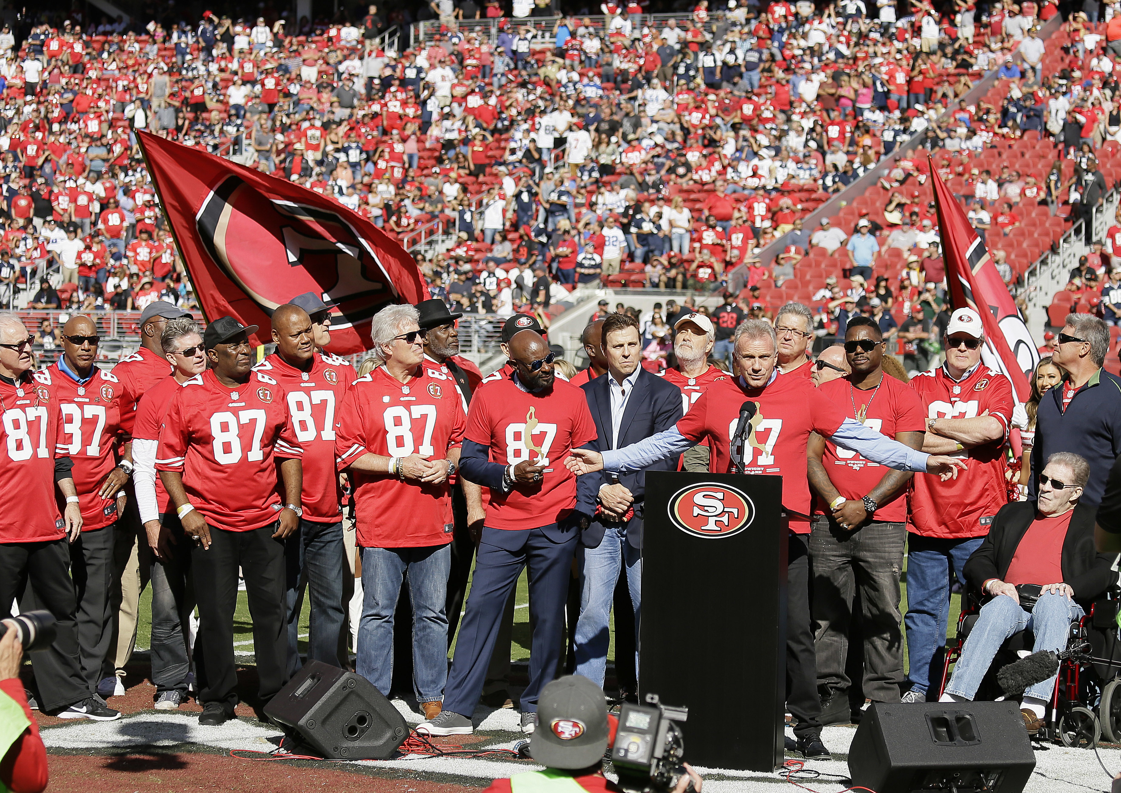 It was great to see the fans back inside Levi's stadium on Dwight Clark day  for the 49ers Open Practice 