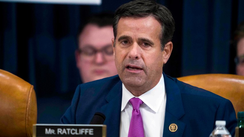 In this Dec. 9, 2019, file photo, Rep. John Ratcliffe, R-Texas, during the House impeachment inquiry hearings in Washington. Trump has nominated Ratcliffe again to be nation's top intelligence official.