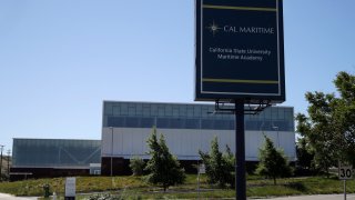 The California Maritime State University Academy is seen on Tuesday, April 28, 2020, in Vallejo, Calif.