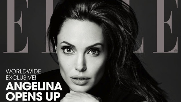 Angelina Jolie Elle cover