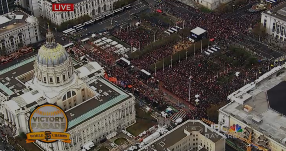 Giants Fans Turn Out in Droves for World Series Victory Parade – NBC Bay  Area