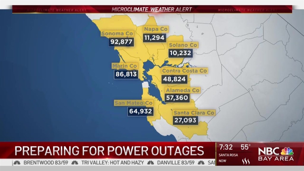Bay Area Prepares For Power Outages Nbc Bay Area