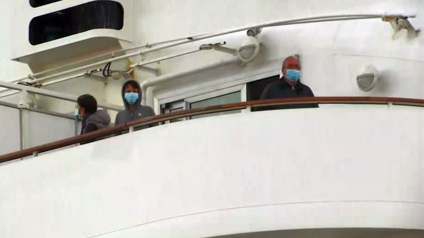 A cruise ship off the coast of Japan is under quarantine due to the coronavirus.