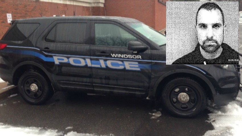 Dennis Adams and Windsor police vehicle