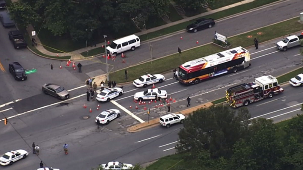 Suspect Dead, Officer, Civilian Injured in Maryland Shooting Broadcast