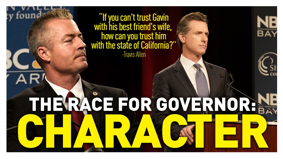 Gavin Newsom and Travis Allen Trade Barbs on Infidelity in California Governor Debate – NBC Bay Area