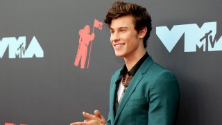 In this Aug. 26, 2019, file photo, Shawn Mendes attends the 2019 MTV Video Music Awards at Prudential Center in Newark, New Jersey.