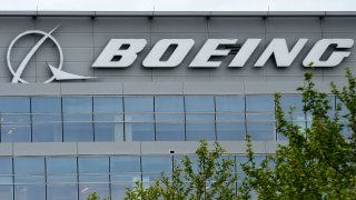 In this April 29, 2020, file photo, the Boeing regional headquarters is seen amid the coronavirus pandemic in Arlington, Virginia.