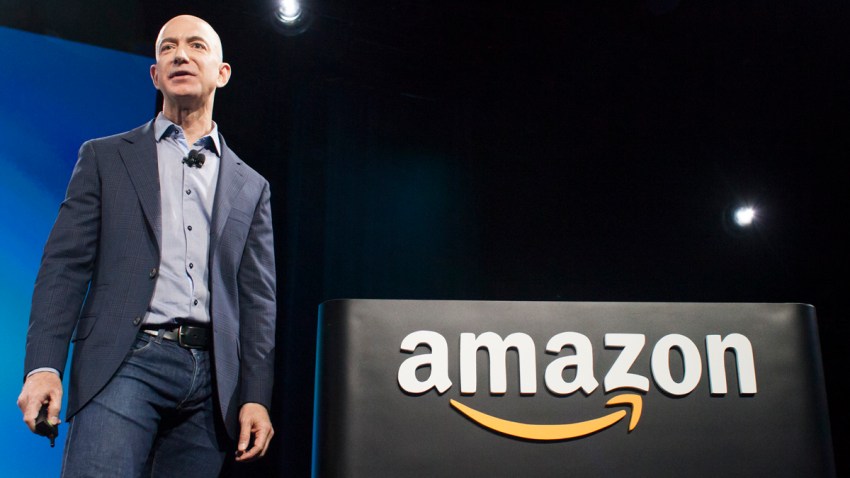 Jeff Bezos Makes Surprise Visit To Amazon Warehouse And Whole