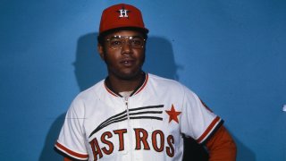Portrait of Houston Astros Outfielder Bob Watson