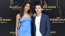 , actress Zendaya and actor Tom Holland