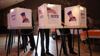 California residents cast their vote