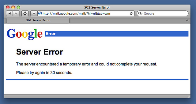 GoogleServerError