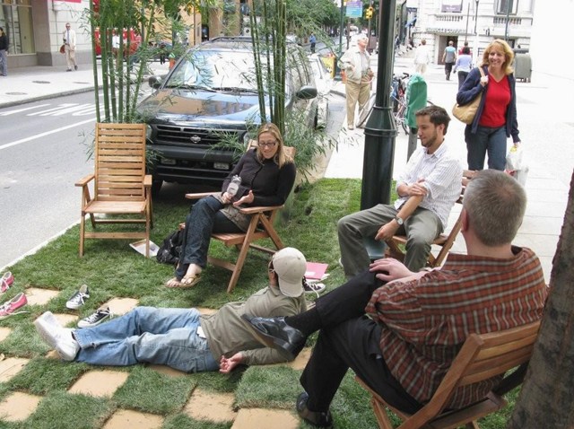 Green Parking Space