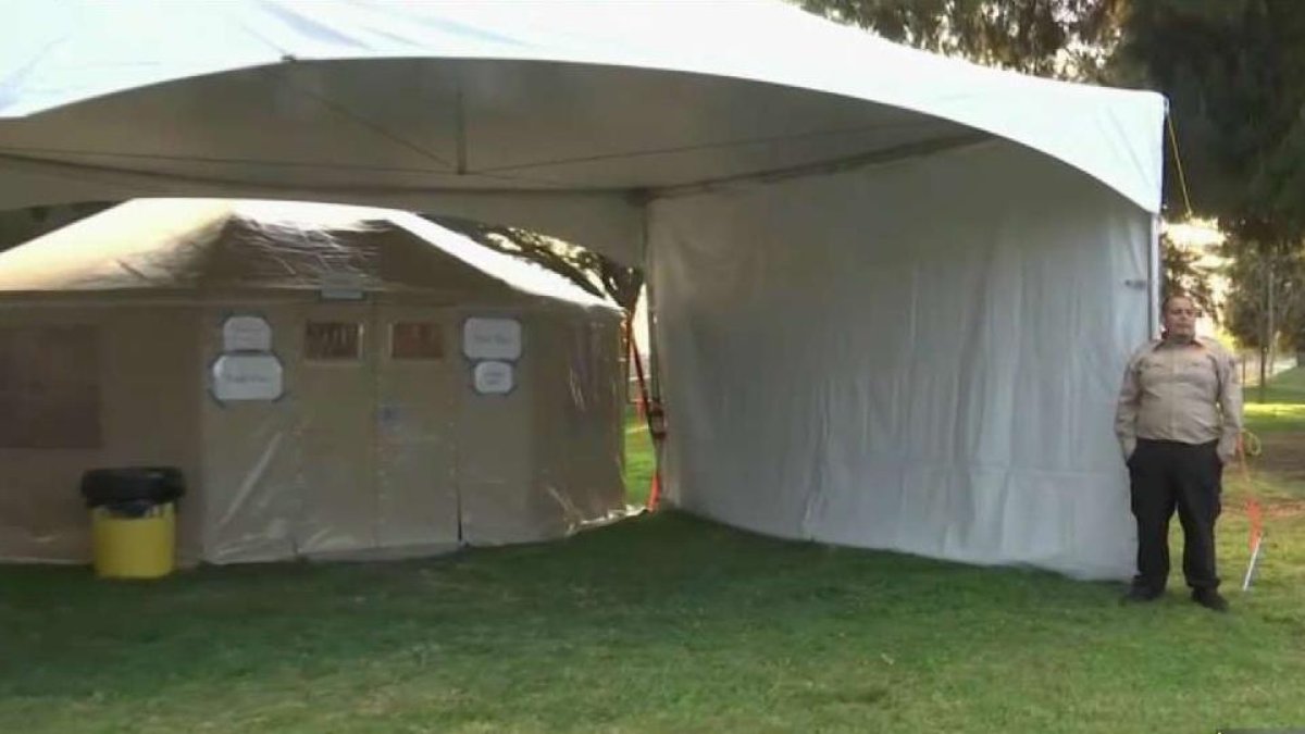 Hayward Opens COVID19 Testing Center NBC Bay Area