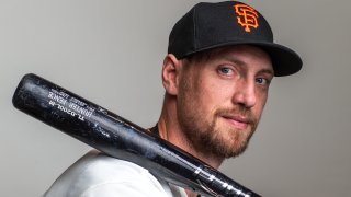 Hunter Pence of the San Francisco Giants