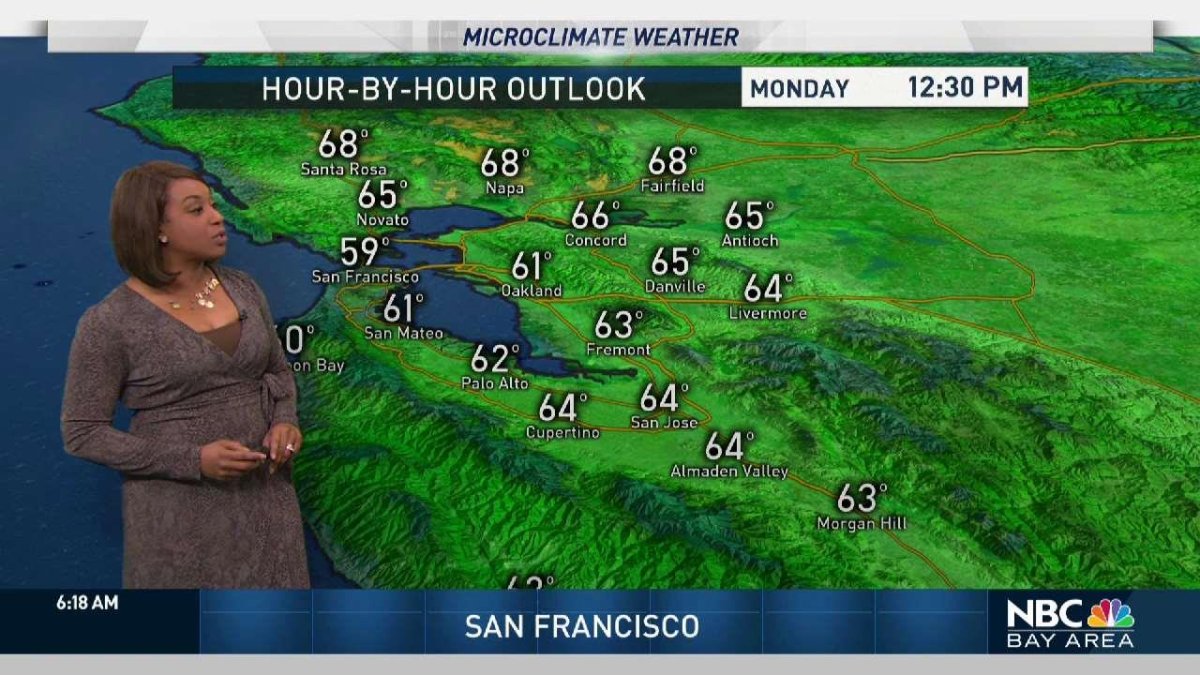 Karis Forecast Warm Week Ahead Nbc Bay Area 0447