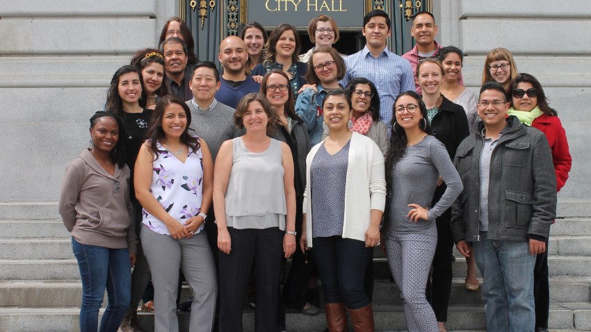 LSC-SF - 04 Staff in front of SF City Hall
