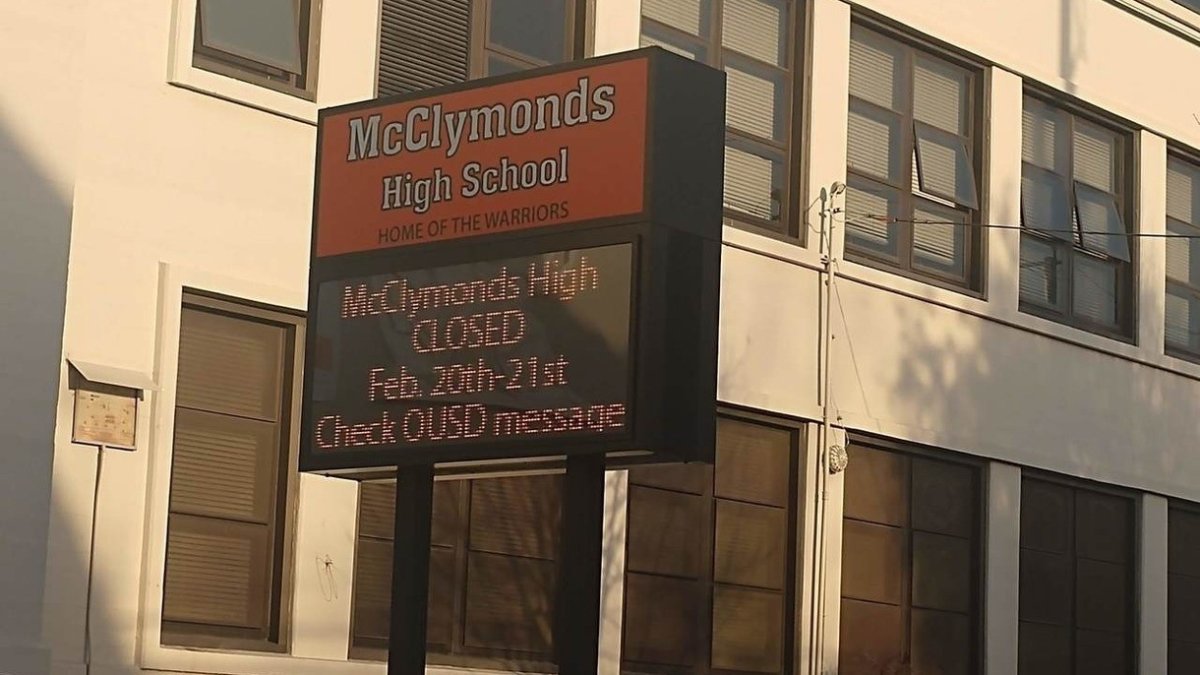 Contaminated Groundwater Shuts Down McClymonds High in Oakland NBC