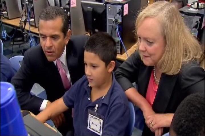 Meg Whitman in Watts