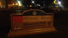 Michael brown memorial park