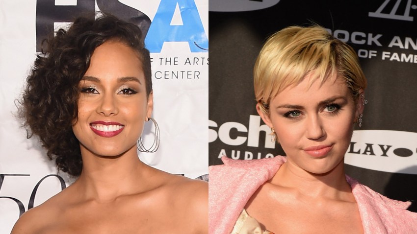 Miley Cyrus Alicia Keys