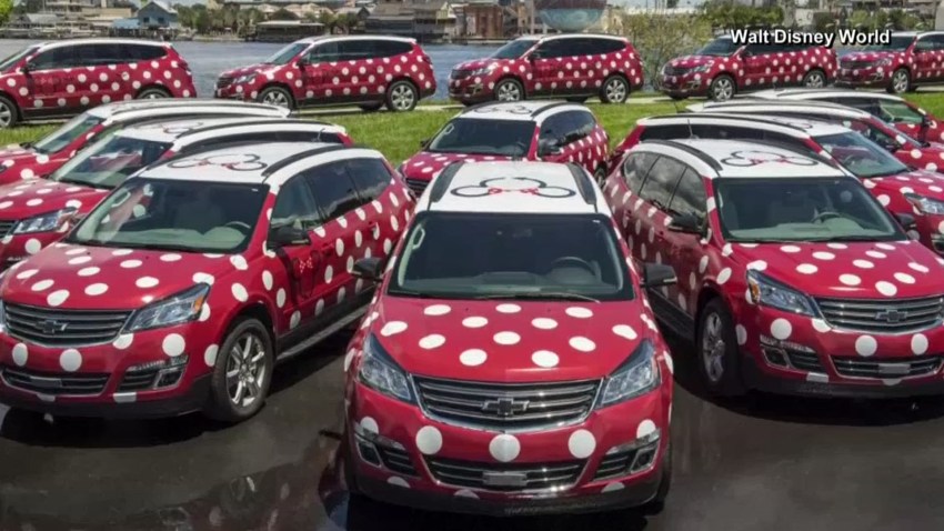 Minnie Vans at Disney World with Lyft