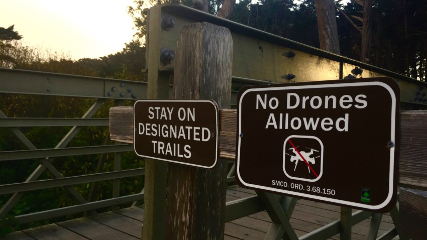 NO DRONE SIGN