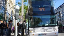 Bus Boarding Wide