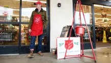 Salvation Army Bell Ringer 3