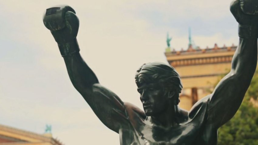 Rocky Statue Day 1